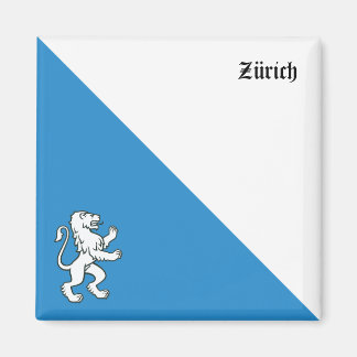 Das Wappen vom Kanton Zürich Magnet Magneet