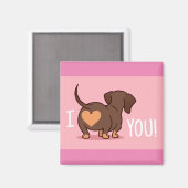 Daschund Magnet (Recto/Verso)