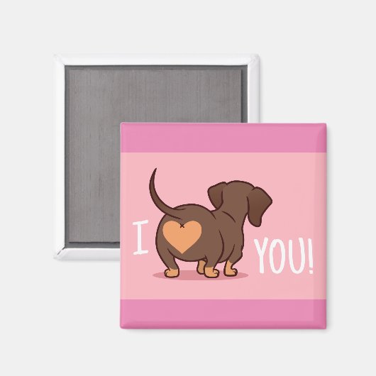 Daschund Magnet (Recto/Verso)