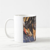 Daschund Weener Dog face Koffiemok (Links)