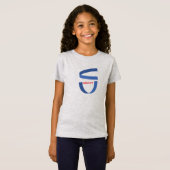 DASCOTT-logo T-shirt voor meisjes (Voorkant volledig)