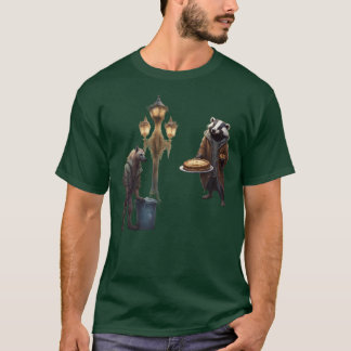 Dasdasd biedt een dakloze Jakhals pastei aan T-shirt