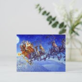 Dash Away De hele kerst weg Feestdagenkaart (Staand voorkant)