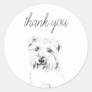 Dash de Hond Ronde Sticker