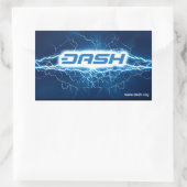 DASH Electric Sicker Rechthoekige Sticker (Tas)