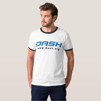 DASH Mannen Ringer Blue T-shirt