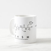 Dash nom de peptide mug (Devant gauche)