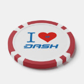 Dash Poker Chips Rood (Enkel)