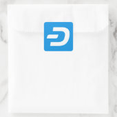 DASH-Sticker D1a Vierkante Sticker (Tas)