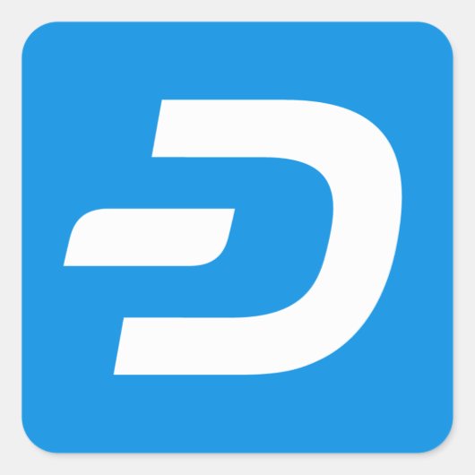DASH-Sticker D1a Vierkante Sticker (Voorkant)