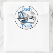 Dash Trash (Factory Livery) Ronde Sticker (Tas)