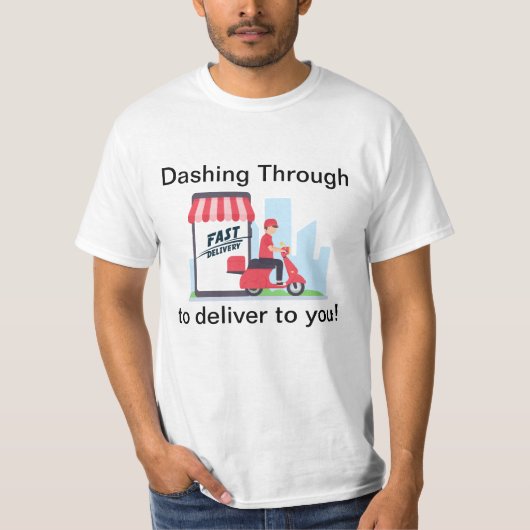 Dashage jusqu'à livrer à vous pilote T-shirt (Devant)