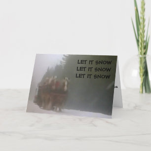 DASHALEN VIA DE SNEEUW FEESTDAGEN KAART