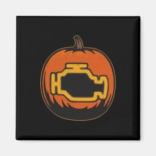 Dashboard Car Check Engine Grappige Pompoen Hallow Magneet