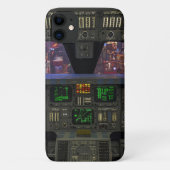 Dashboard van het luchtvaartvliegtuig Case-Mate iPhone case (Achterkant)