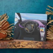 Dashboard van sportauto fotoplaat (Zijkant)