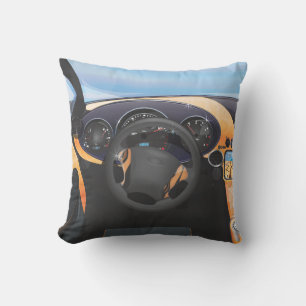 Dashboard van sportauto kussen