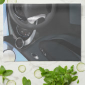 Dashboard van sportauto theedoek (Gevouwen)