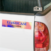 Dashcam-Bumpersticker Bumpersticker (Op Truck)