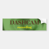 Dashcam-Bumpersticker Bumpersticker (Voorkant)
