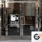 Dashcam In Car Camera Recording Raamsticker (Kantoordeur)