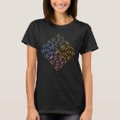 Dashed Squares T-shirt (Voorkant)