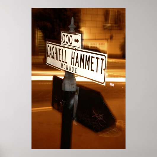 Dashell Hammett Poster (Voorkant)