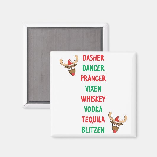 Dasher Dancer Magneet (Voorkant / Achterkant)