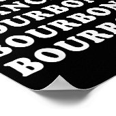 Dasher Dancer Prancer & Bourbon & Bourbon Poster (Hoek)