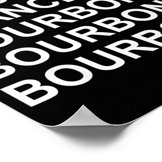 Dasher Dancer Prancer & Bourbon Funny Christma Poster (Hoek)