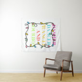 Dasher Dancer Prancer en Bourbon Wandkleed (In Situ (horizontaal))