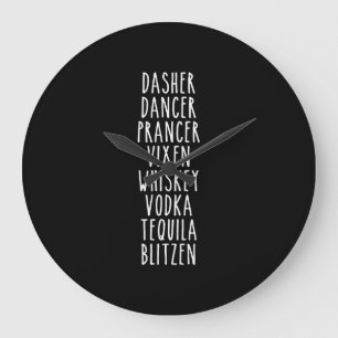 Dasher Dancer Prancer Vixen Whiskey Vodka Tequila Grote Klok