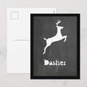 Dasher Feestdagenkaart (Voorkant / Achterkant)