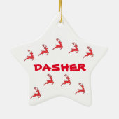DASHER- ORNAMENT (DE RENDIEREN) (Achterkant)