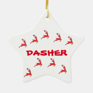 DASHER- ORNAMENT (DE RENDIEREN)