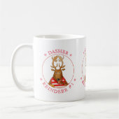 DASHER REINDEER White Mug (Gauche)
