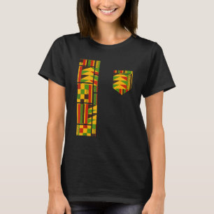 Dashiki kostuum Traditionele Afrikaanse Kente Prin T-shirt