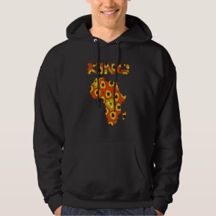Dashiki Print African Tribal King Ethnic Kente Clo Hoodie