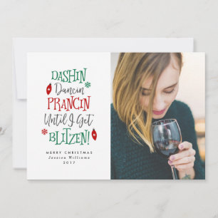 Dashin Dancin Prancin Funny kerstkaarten Feestdagenkaart