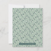 Dashing Boho Ikat Zig Zag Stationery - Blauwgroen (Achterkant)