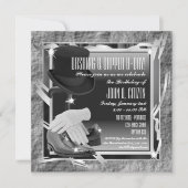 Dashing Custom 5.25 X 5.25 Invitations - Argent (Devant)