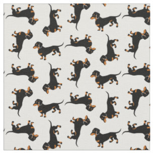 Dashing Dachshunds Stof