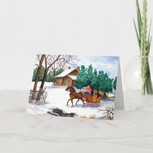 Dashing de Fab 2 kerst Kaart (Voorkant)