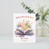 Dashing door het boek briefkaart (Staand voorkant)