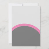 Dashing Modern Bridal Shower Kaart (Achterkant)