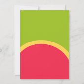 Dashing moderne douche nuptiale Invitation (Dos)