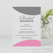 Dashing moderne douche nuptiale Invitation (Debout devant)