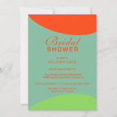 Dashing moderne douche nuptiale Invitation (Devant)