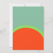 Dashing moderne douche nuptiale Invitation (Dos)