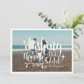 Dashing Through the Sand | Carte de Collage Photo (Debout devant)